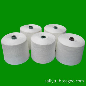 High strength 100% short fiber polyester yarn for sewing thread